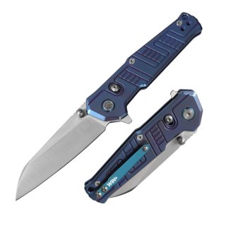 D2 Pocket Knife with Titanium Handle and Axis Lock System (Our Patents)