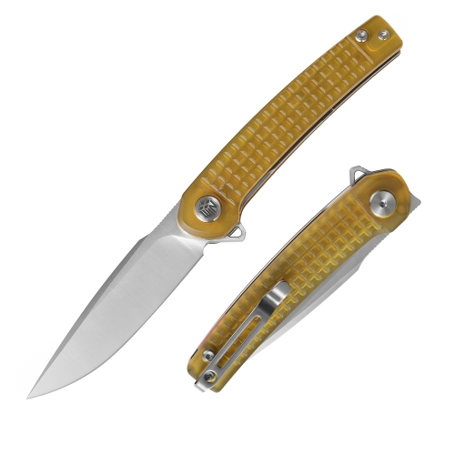 D2 Pocket Knife with PEI Handle and Liner Lock System