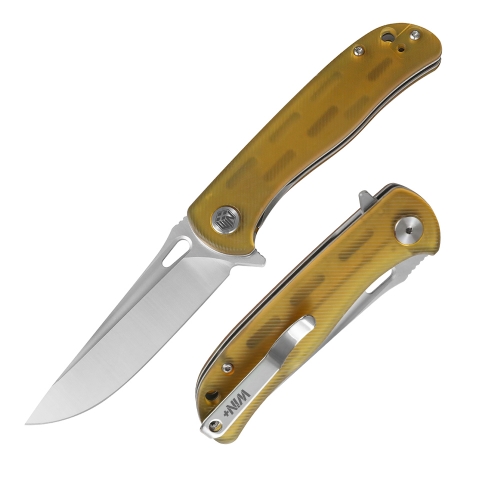 D2 Pocket Knife with PEI Handle and Liner Lock System