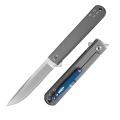 D2 Pocket Knife with Titanium Handle and Liner Lock System