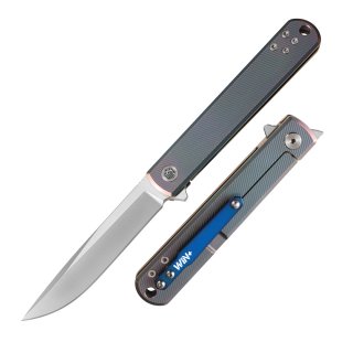 D2 Pocket Knife with Titanium Handle and Liner Lock System