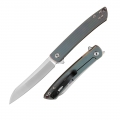 D2 Pocket Knife with Titanium Handle and Liner Lock System